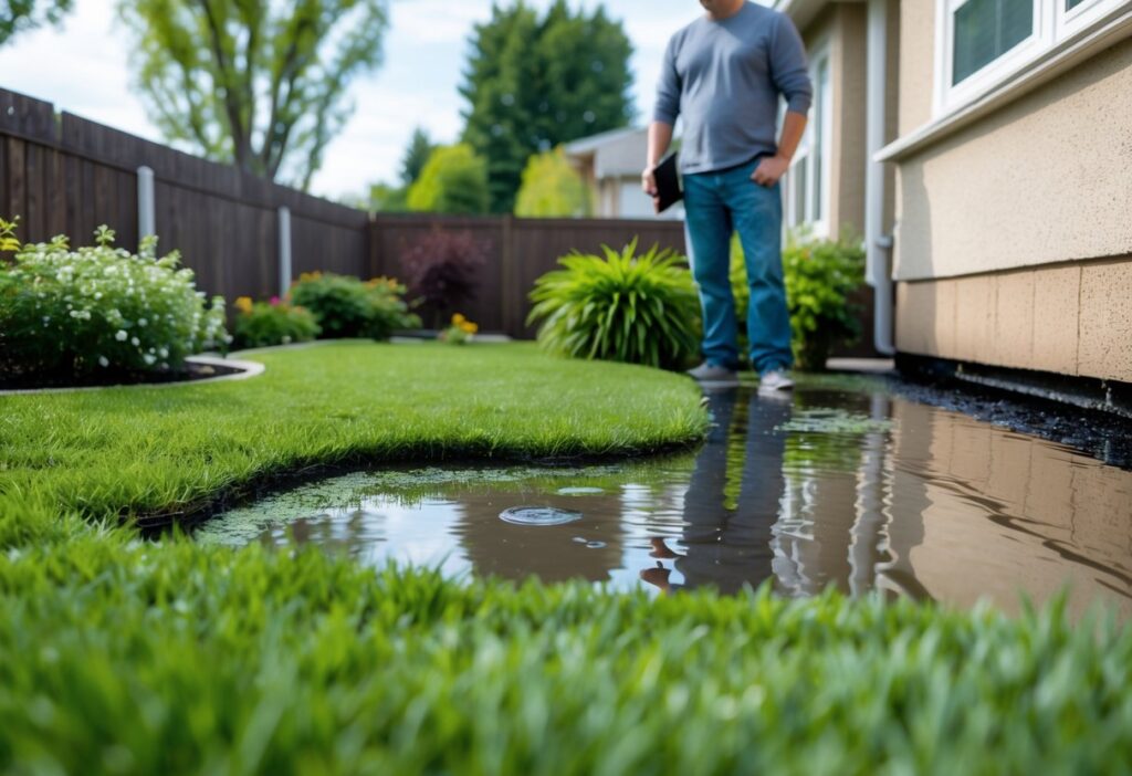 Recognizing Water Pooling in Your Yard as a Sign of Serious Issues